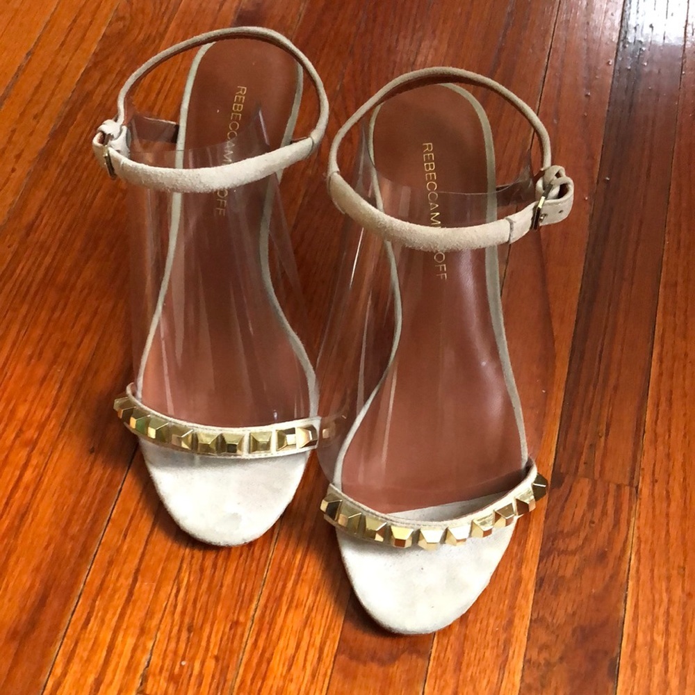 Rebecca Minkoff Beau Studded Mid-Heel Sandal